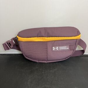 Under Armour Unisex Waist Bag Fanny Pack Ash Plum/Omega Orange/Halo Gray OSFA
